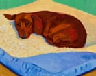 Image from linked report: Rare sale of David Hockney painting of beloved dog Stanley could fetch £2.5m