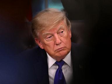 Image from linked report: Trump says he would consider pardoning administration members