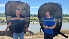 Source-feed image associated with 'I've caught one fish all season' - how a polluted river could end 300 years of coracle fishing