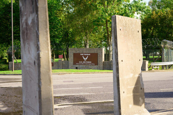 Image from linked report: Police Arrest Dual UK-Iranian National Over Airbase Plot