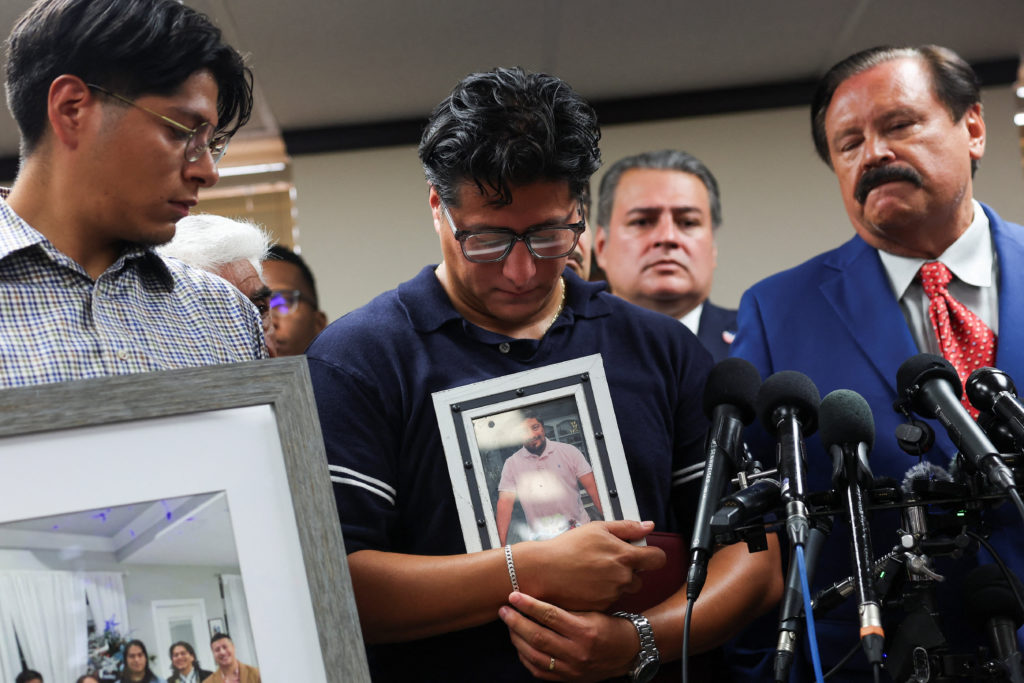 Source-feed image associated with A Mexican father was shot and killed by an ICE officer. His son is demanding an independent probe