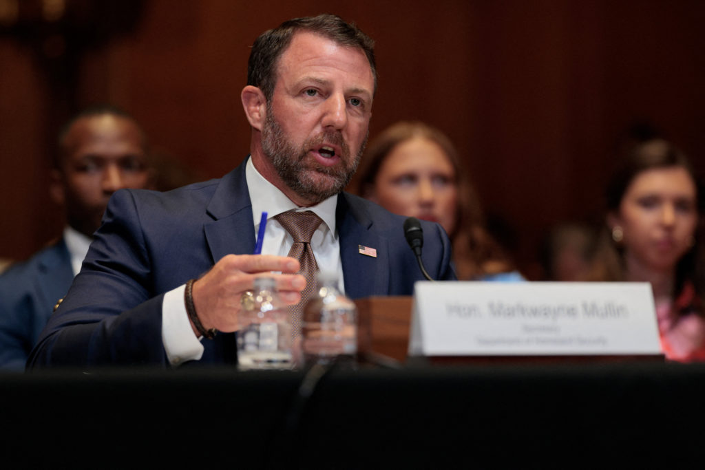 Source-feed image associated with WATCH LIVE: Mullin returns to testify on DHS budget before House committee