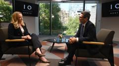 Source-feed image associated with Burnham says he is prepared to call out Trump 'if right for Britain'