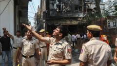 Source-feed image associated with Foreign nationals among at least 21 killed in Delhi fire