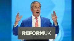 Source-feed image associated with Farage threatens to overhaul Lords and judges to meet his pledges