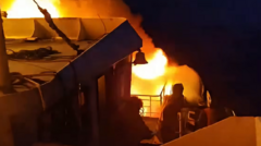 Source-feed image associated with Five dead and 86 missing as 'heartbreaking' fire breaks out on Philippines ferry