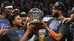 Source-feed image associated with Knicks reach NBA Finals for first time in 27 years