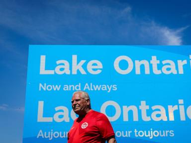 Source-feed image associated with Ontario premier answers Trump’s ‘Lake America’ with giant ‘Lake Ontario’ sign