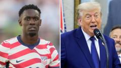 Source-feed image associated with Watch: Does Trump’s Fifa intervention undermine football’s integrity?