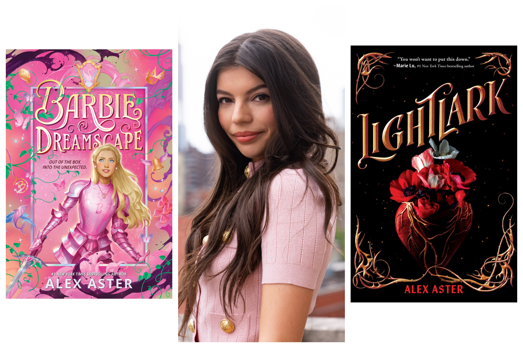 Source-feed image associated with Alex Aster on Writing Barbie World’s First-Ever YA Book, Sending Her ‘Lightlark’ Movie Producers ‘Really Smart’ Fan Casts