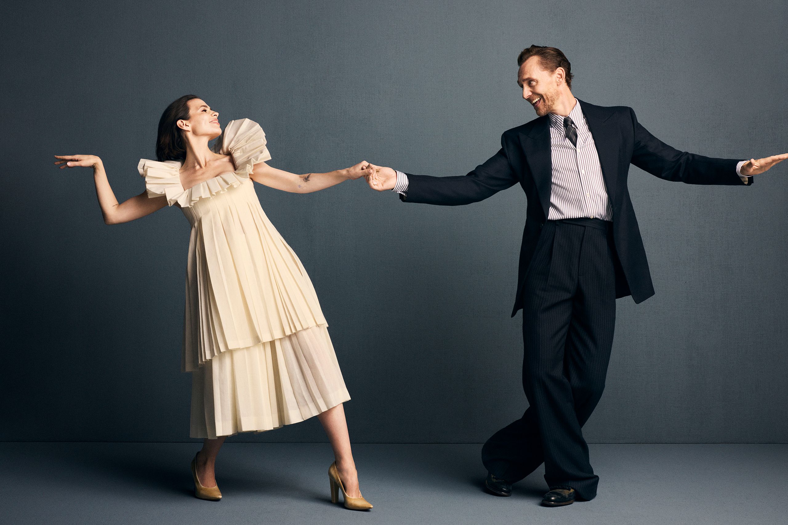 Image from linked report: In Their ‘Much Ado About Nothing,’ Tom Hiddleston and Hayley Atwell Take the Bard to the Dancefloor