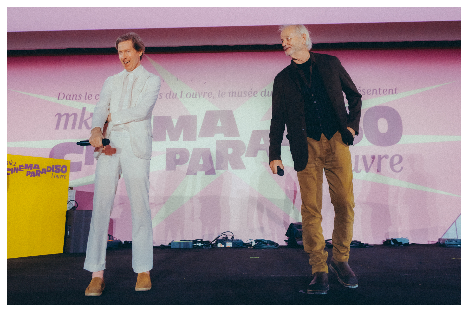 Source-feed image associated with Wes Anderson, Bill Murray Tease Western Project at Cinema Paradiso Event at Paris’ Louvre
