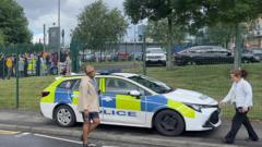 Source-feed image associated with Teacher and two pupils stabbed in school attack