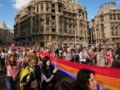 Source-feed image associated with Tens of thousands join Pride marches in Romania, Bulgaria to call for equality