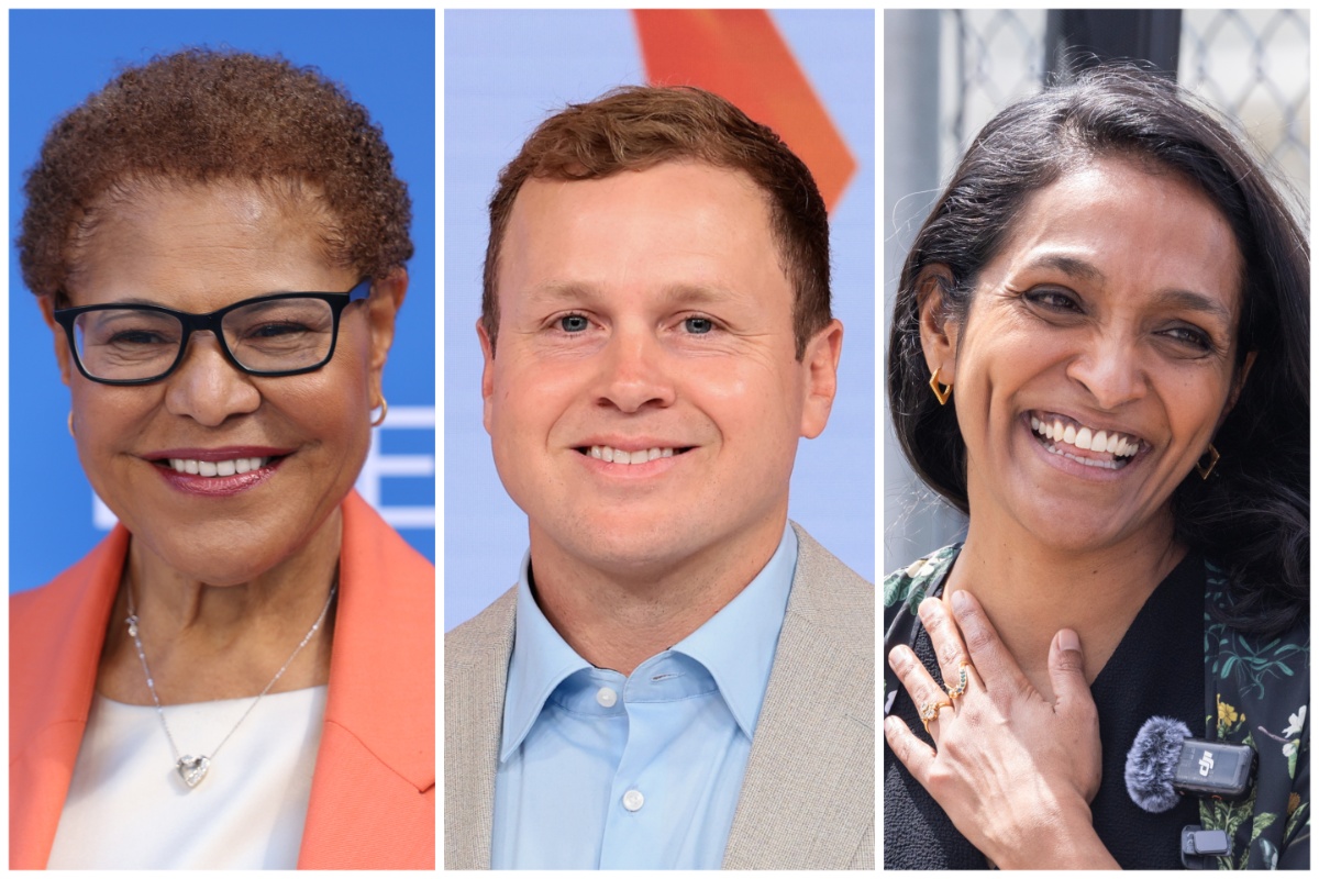 Source-feed image associated with Karen Bass and Spencer Pratt Lead in Early Returns in Bizarre L.A. Mayor’s Race