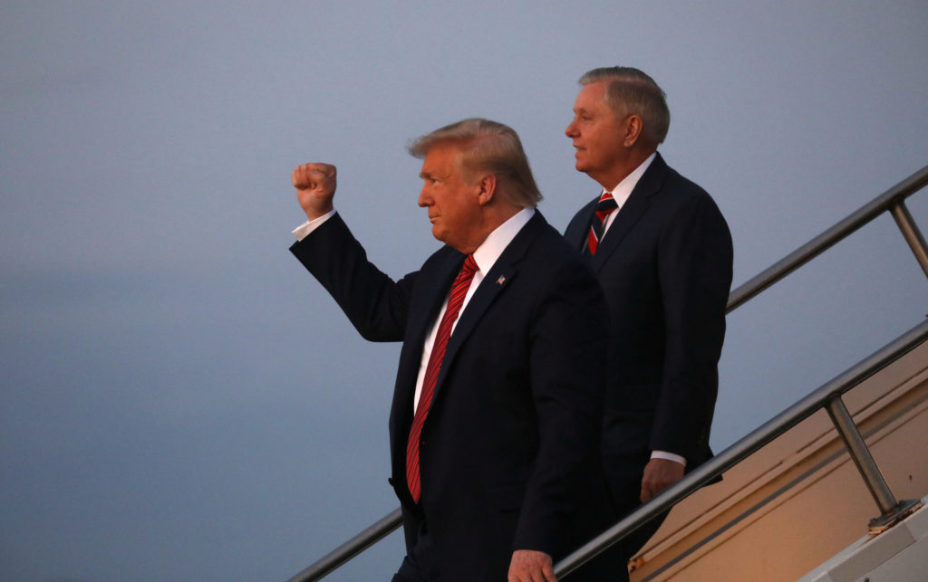 Source-feed image associated with WATCH LIVE: Joint Base Charleston renamed for Sen. Lindsey Graham