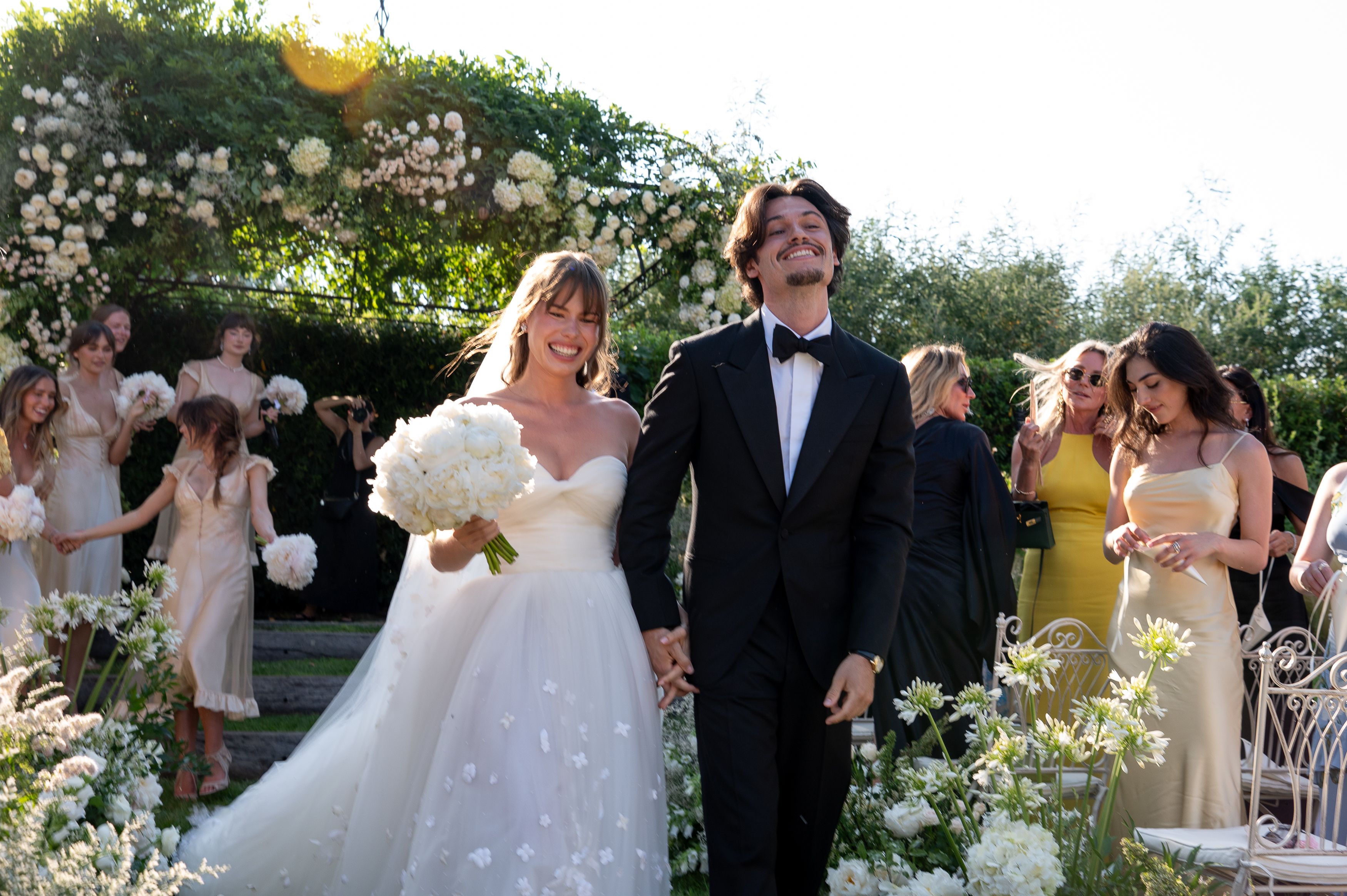 Source-feed image associated with Dylan Jagger Lee and Paula Bruss-Lee’s Wedding Was Held in a Secret Saint-Tropez Wildflower Garden