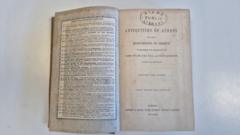 Source-feed image associated with Book hidden in fireplace returned to Australian library 150 years overdue