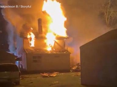 Source-feed image associated with WATCH: Powerful home explosion rocks Ohio community, shaking felt at least two miles away