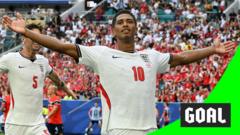 Source-feed image associated with 'Man of all the moments' - Bellingham gives England the lead