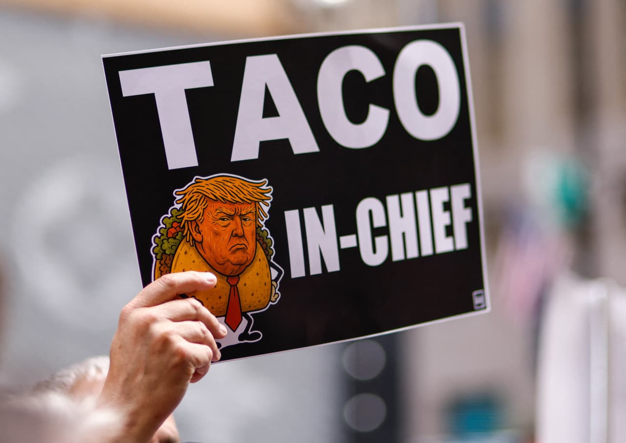 Image from linked report: There’s a new Wall Street ‘TACO’ index — and this one is saying it’s time for Trump to strike a deal