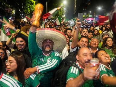 Source-feed image associated with Priced out of World Cup games, Mexican fans take celebrations into their own hands