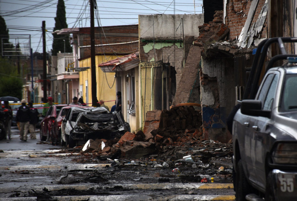 Source-feed image associated with Why Mexican cartels are increasingly using car bombs and other explosives