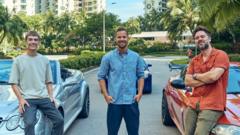 Source-feed image associated with The Grand Tour's new presenters: 'I hope we prove the critics wrong'