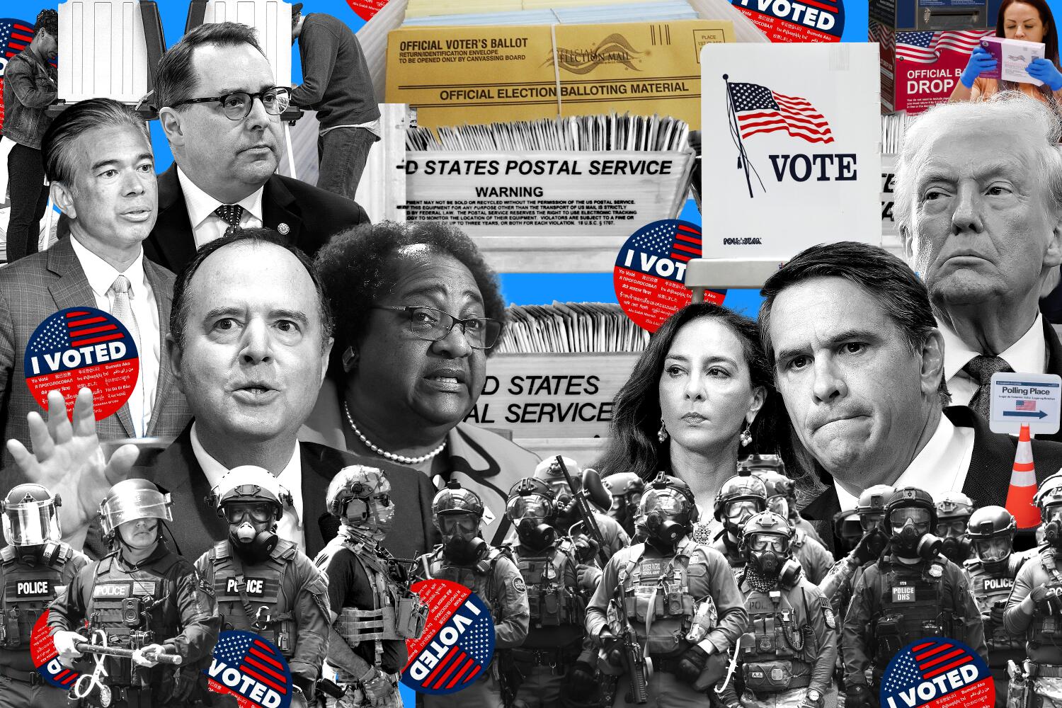 Source-feed image associated with Will Trump interfere in the midterms? Democrats and their allies are preparing