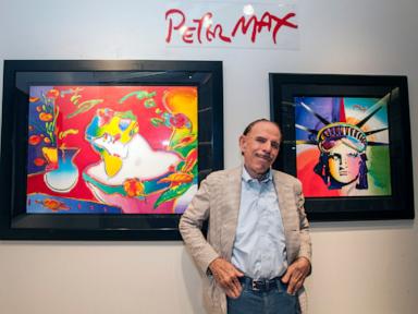 Source-feed image associated with Psychedelic pop artist Peter Max has died at 88, his son says