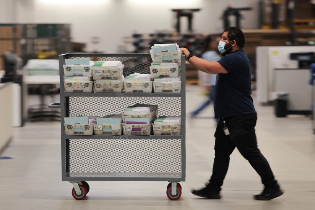Source-feed image associated with California's slow ballot count makes it a target for critics. It doesn't mean elections are rigged