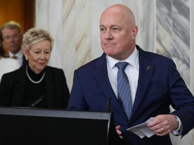 Source-feed image associated with Luxon survives another leadership vote months before New Zealand's election