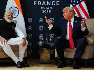 Source-feed image associated with Trump has nothing but praise for Modi at G7 after tensions over US military strike, trade