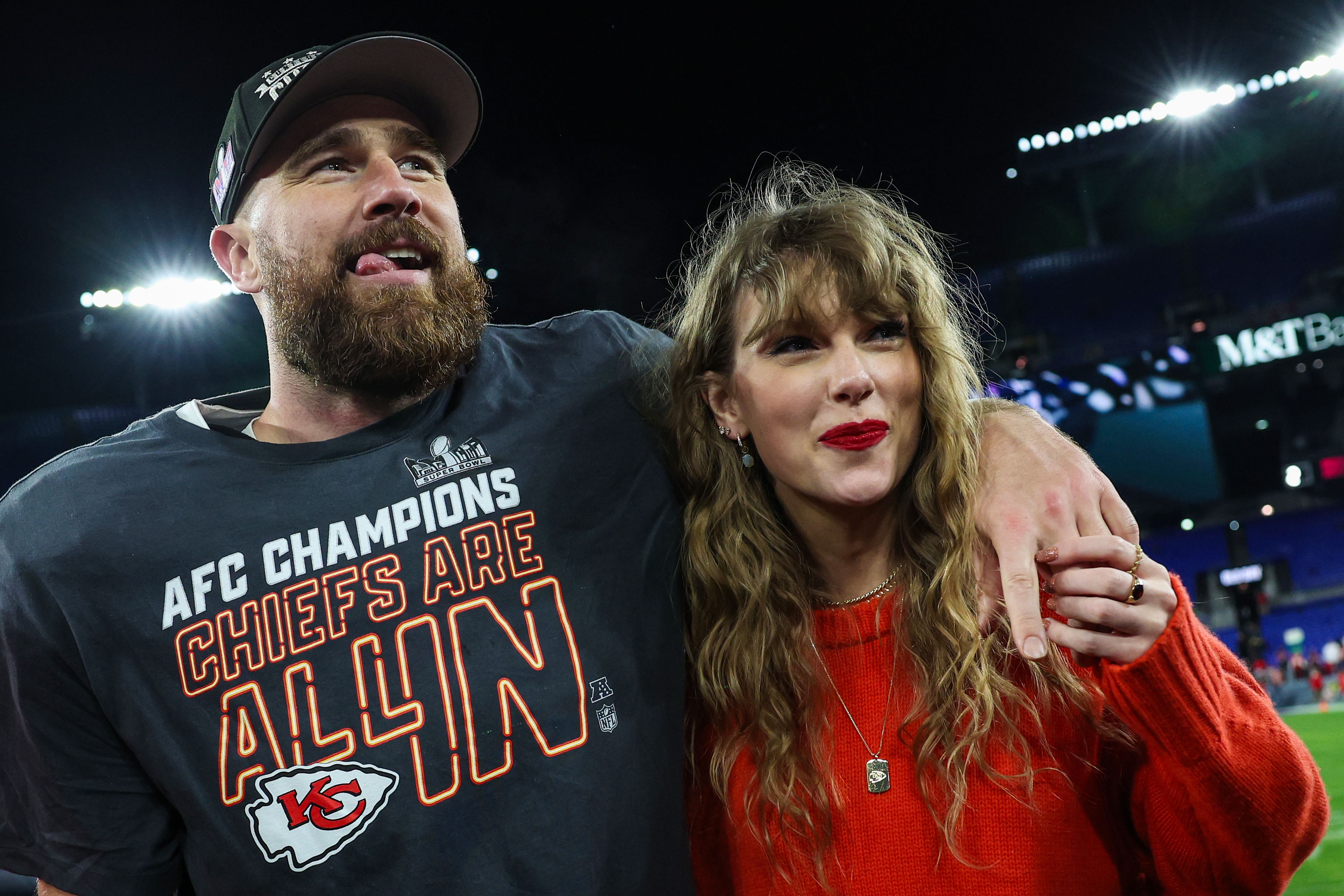 Source-feed image associated with Why Taylor Swift and Travis Kelce Donated $26 Million to Charity Ahead of Their Wedding