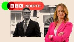 Source-feed image associated with Laura Kuenssberg: Our exclusive behind-the-scenes access at No 10 as Andy Burnham became PM
