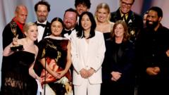 Source-feed image associated with Memorable moments from the Emmys and everything you couldn't see on TV