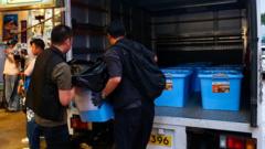 Source-feed image associated with Five arrested after Hong Kong police raid independent bookshops