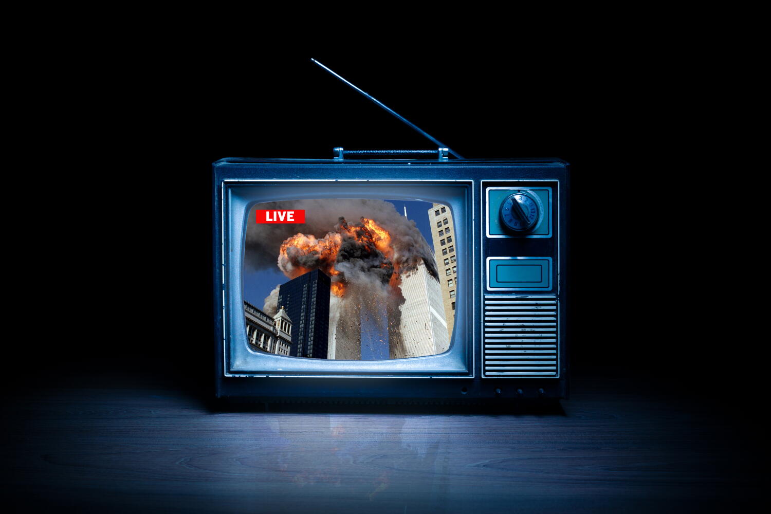 Source-feed image associated with Commentary: Twenty-five years ago, television was the only guide through the horror and chaos of 9/11