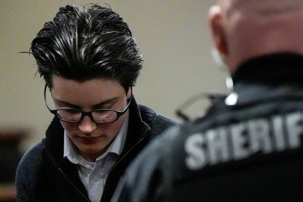 Source-feed image associated with Georgia teen charged in Apalachee High School shooting to appear in court for plea and sentencing