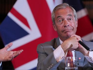 Source-feed image associated with For Nigel Farage, success brings new pressures and a showdown with Count Binface