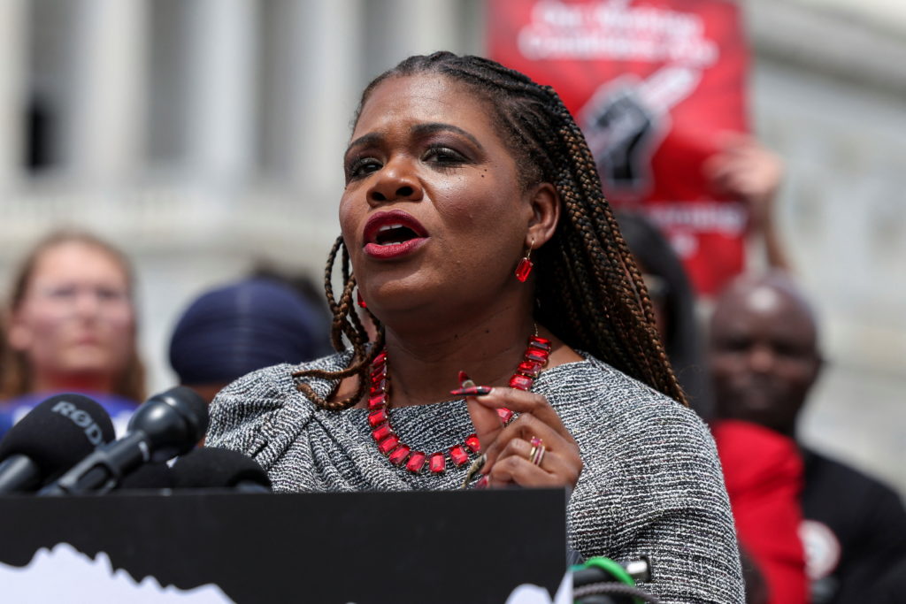 Source-feed image associated with In Missouri, Cori Bush and Wesley Bell's primary rematch sets up key test for Democrats
