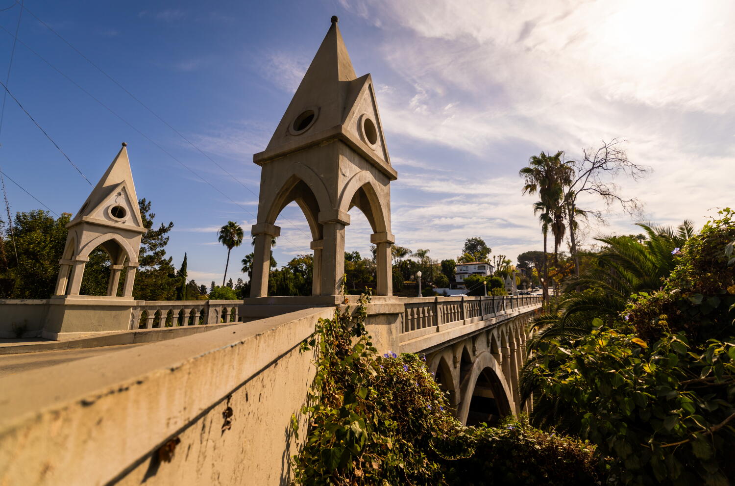 Image from linked report: L.A.'s Shakespeare Bridge is turning 100. Shall we compare it to a summer's day?