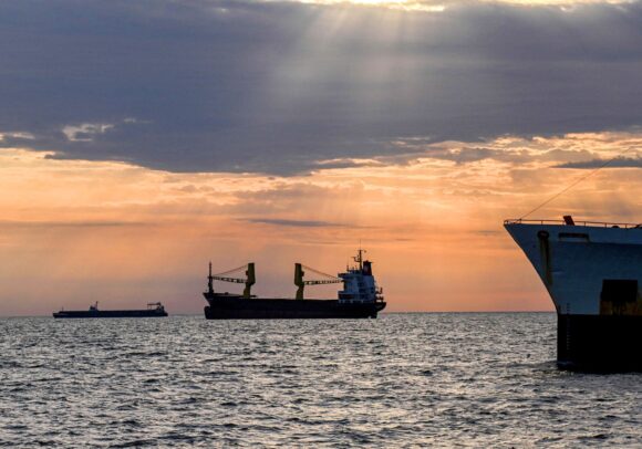 Image from linked report: Romania Blames Russia for Escalating Black Sea Ship Strikes