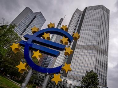 Source-feed image associated with Europe's central bank head defends its recent rate hike to fight inflation