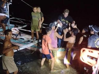 Source-feed image associated with Fire on passenger ferry in Philippines leaves dozens missing and at least 5 dead