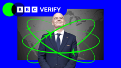 Source-feed image associated with 27 flights, 24 matches: How Fifa's president is jetting around World Cup