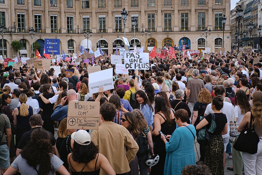 Source-feed image associated with Juliette Binoche and Andrea Bescond Among French Entertainment Figures Backing Movement Sparked by Murder of 11-Year-Old Lyhanna and Calling for New Law