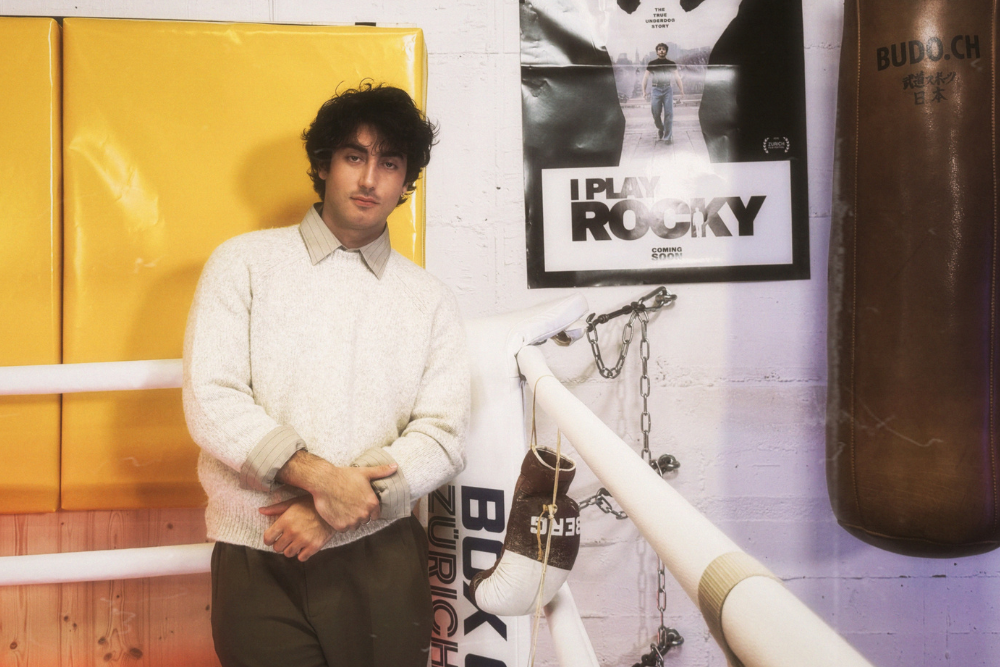 Image from linked report: How Oscar-Tipped Rising Star Anthony Ippolito Turned ‘I Play Rocky’ Into ‘I Play Sylvester’: ‘You Only Have One Chance to Do This’