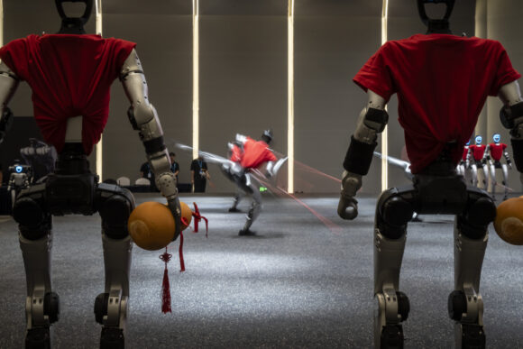Source-feed image associated with China Sends Robots Into the World to Learn How to Be Human