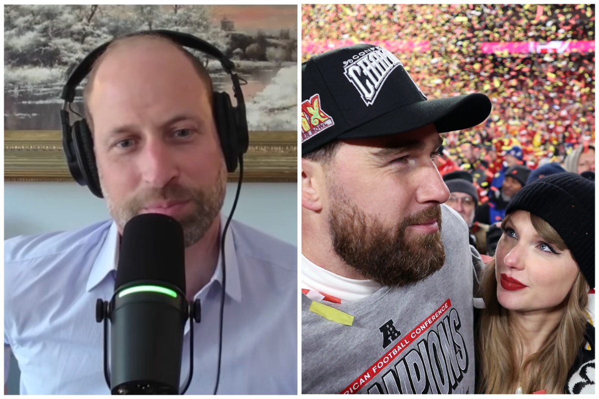 Source-feed image associated with Prince William Joins ‘New Heights’ Podcast on Taylor Swift and Travis Kelce’s Wedding Day